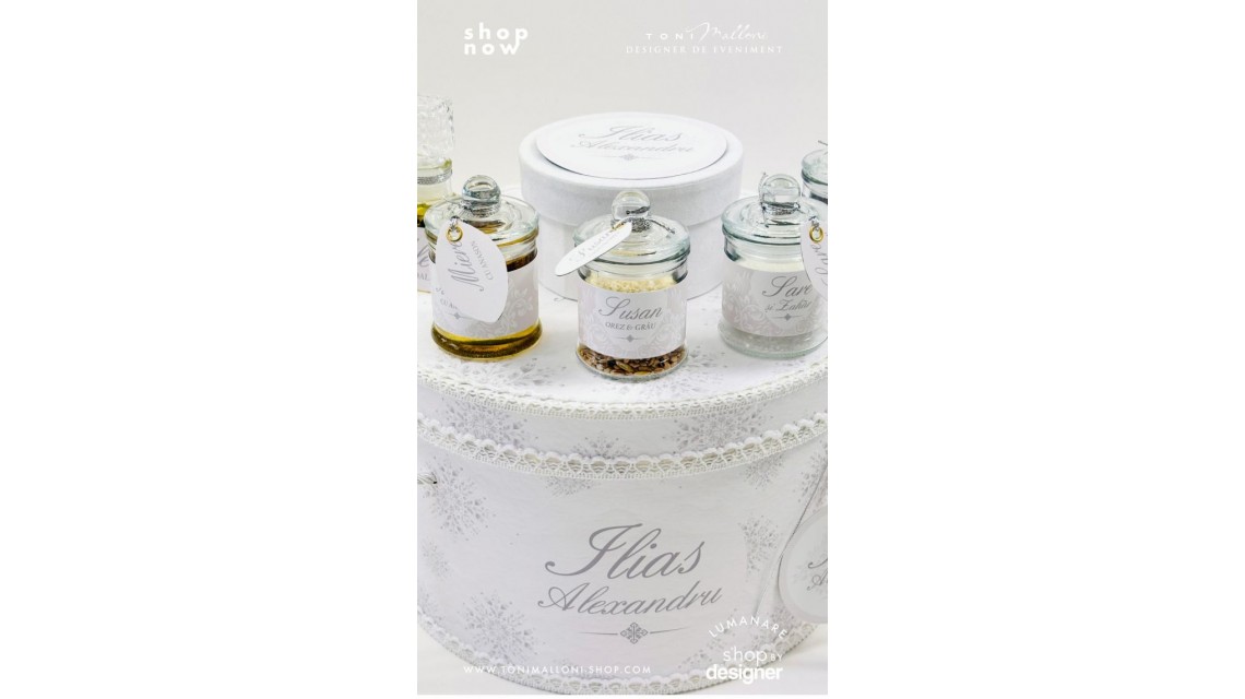 Set Prima Baita cu nasii dupa Botez pentru Băieți cu fulgi de nea 4